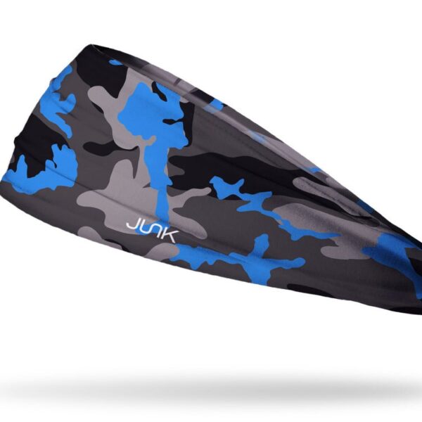 JUNK Big Bang Lite Headband Camo Pop Blue
